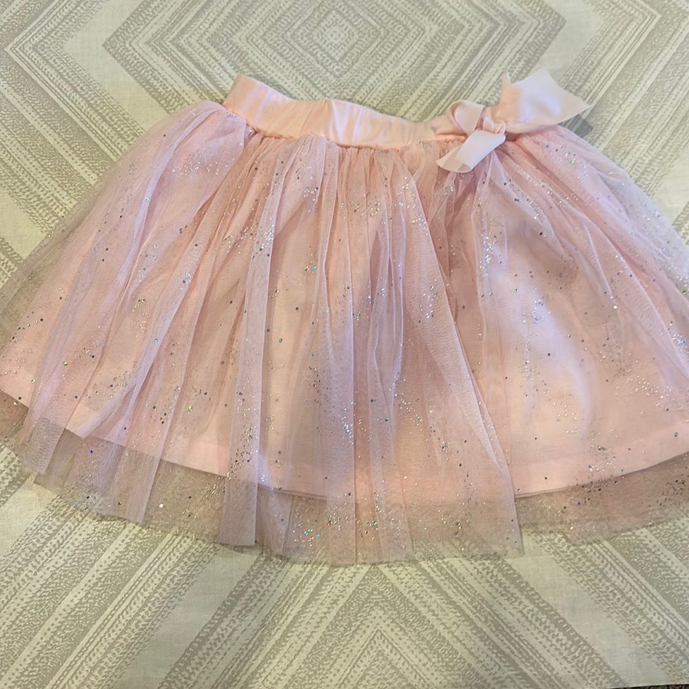 Mae LI Rose Girls Pink Tutu Sparkle Skirt